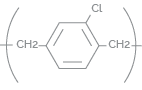 Parylene C molecule, dichloro[2.2]paracyclophane, CAS 28804-46-8 , DPX-C, Galxyl C, parylene dimer